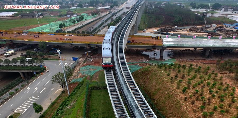 CHINA-CHANGSHA-MAGLEV LINE-TRIAL OPERATION (CN)