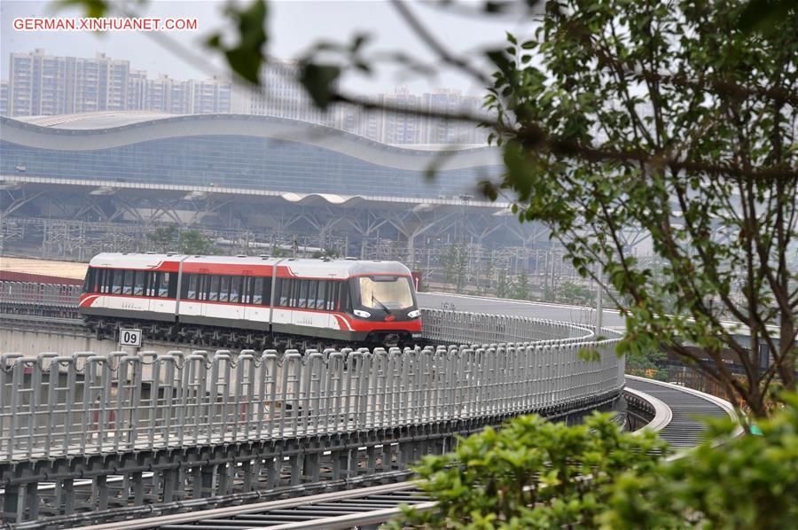 CHINA-CHANGSHA-MAGLEV LINE-TRIAL OPERATION (CN)