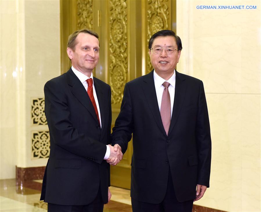 CHINA-BEIJING-ZHANG DEJIANG-RUSSIA-TALKS(CN)