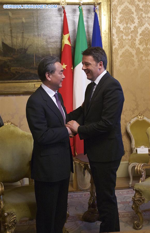 ITALY-ROME-CHINA-FM-VISIT