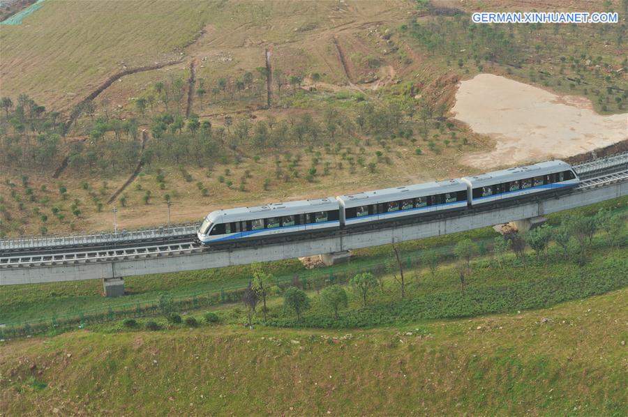 CHINA-CHANGSHA-MAGLEV LINE-TRIAL OPERATION (CN) 