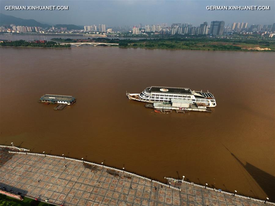 CHINA-HUNAN-CHANGSHA-FLOOD PEAK (CN)