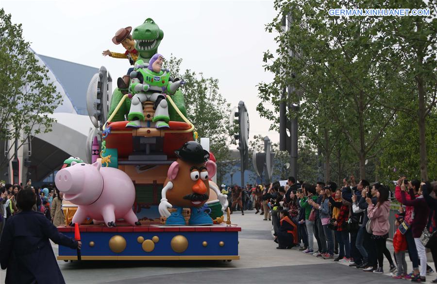 CHINA-SHANGHAI-DISNEY RESORT-TEST RUN (CN)