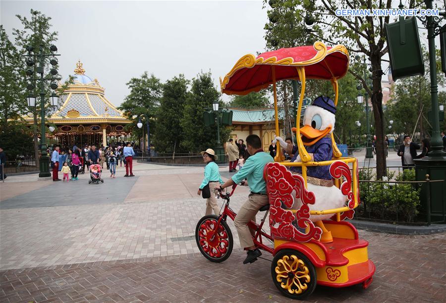 CHINA-SHANGHAI-DISNEY RESORT-TEST RUN (CN)