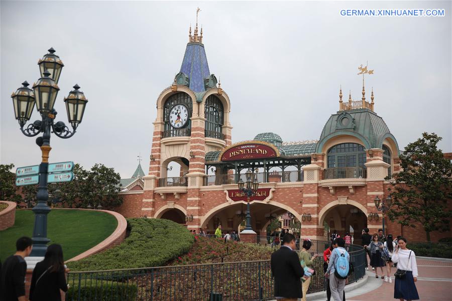 CHINA-SHANGHAI-DISNEY RESORT-TEST RUN (CN)