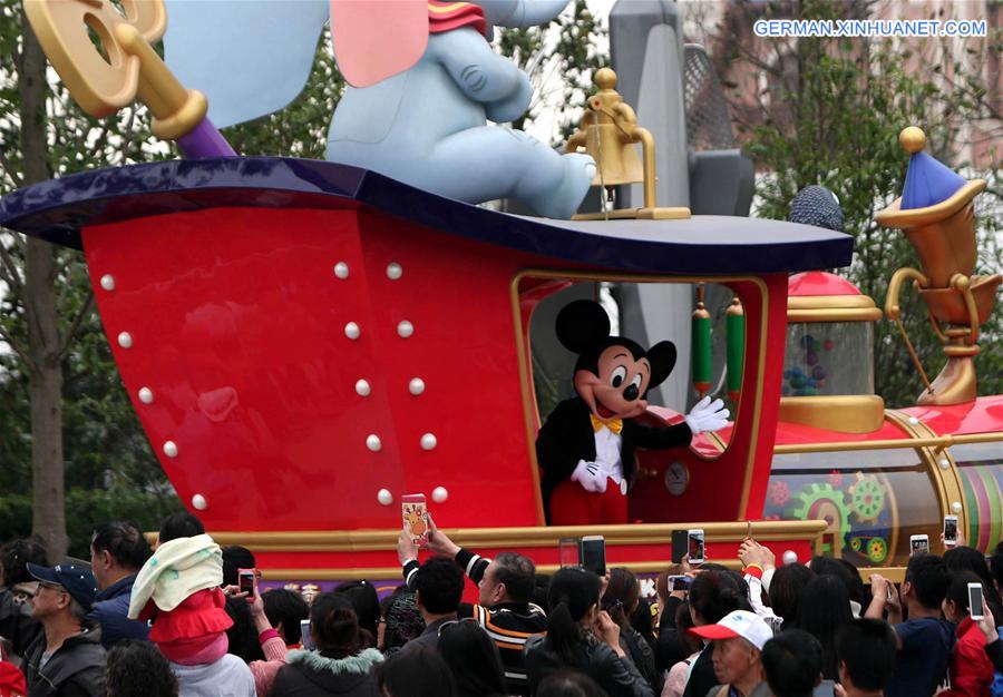 CHINA-SHANGHAI-DISNEY RESORT-TEST RUN (CN)