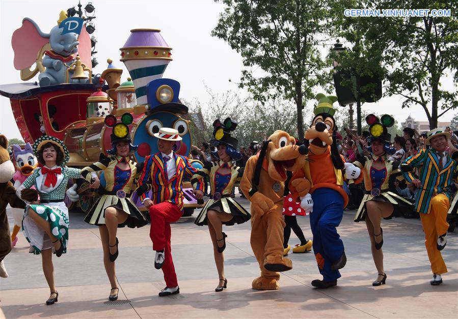 CHINA-SHANGHAI-DISNEY RESORT-TEST RUN (CN)