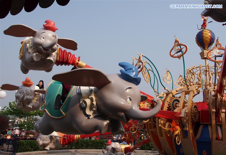 CHINA-SHANGHAI-DISNEY RESORT-TEST RUN (CN)