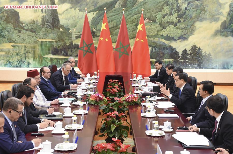 CHINA-MOROCCO-LI KEQIANG-KING-MEET (CN)