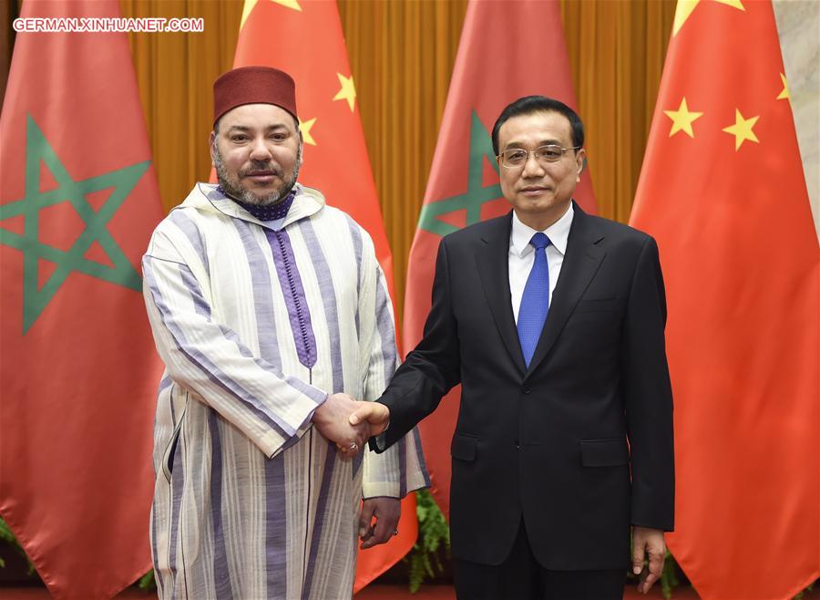 CHINA-MOROCCO-LI KEQIANG-KING-MEET (CN)