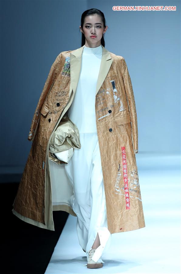 CHINA-BEIJING-FASHION WEEK-UNIVERSITY(CN)