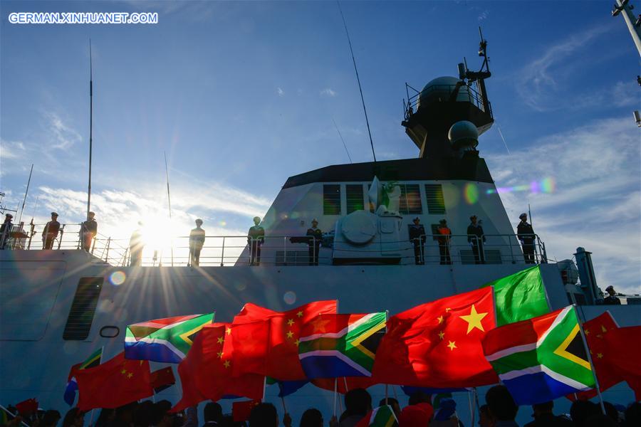 SOUTH AFRICA-SIMON'S TOWN-CHINA-NAVY-VISIT