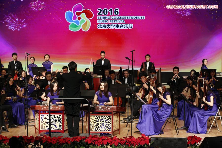 CHINA-BEIJING-COLLEGE STUDENTS-MUSIC FESTIVAL (CN)