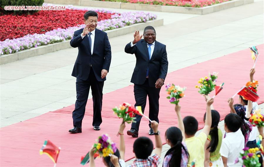 CHINA-BEIJING-XI JINPING-MOZAMBICAN PRESIDENT-TALKS(CN)
