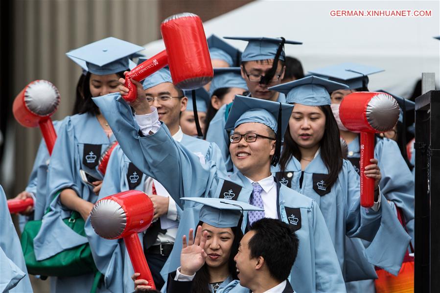 U.S.-NEW YORK-COLUMBIA UNIVERSITY-2016 GRADUATION