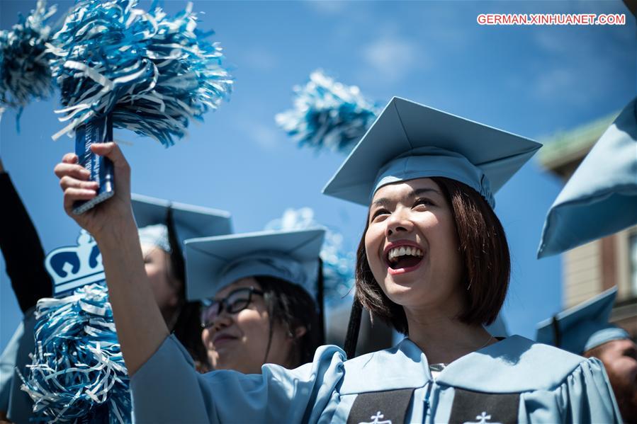 U.S.-NEW YORK-COLUMBIA UNIVERSITY-2016 GRADUATION