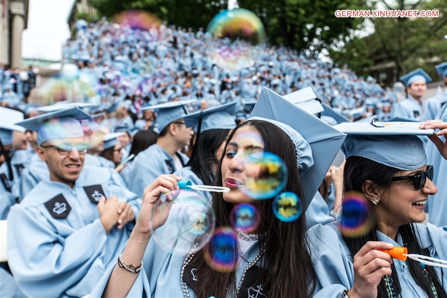 U.S.-NEW YORK-COLUMBIA UNIVERSITY-2016 GRADUATION