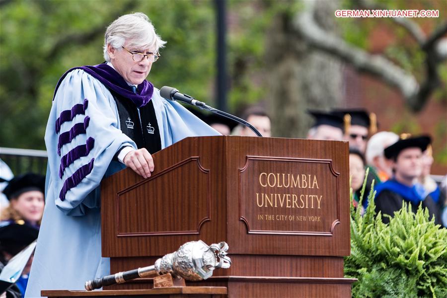 U.S.-NEW YORK-COLUMBIA UNIVERSITY-2016 GRADUATION