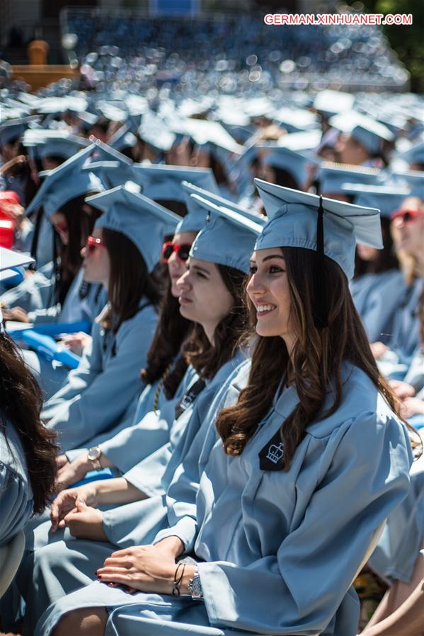 U.S.-NEW YORK-COLUMBIA UNIVERSITY-2016 GRADUATION