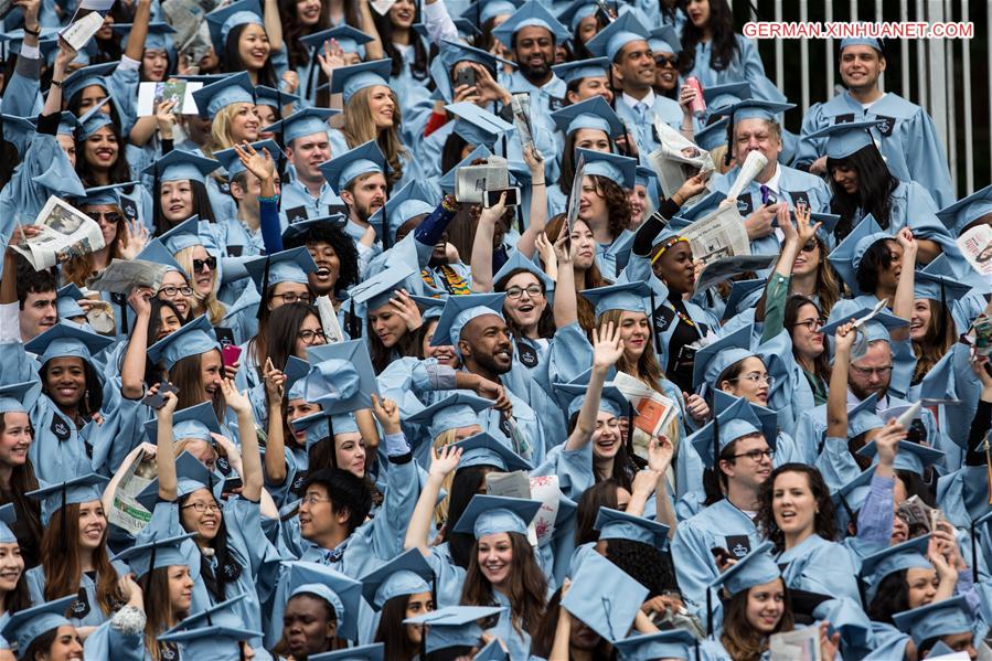 U.S.-NEW YORK-COLUMBIA UNIVERSITY-2016 GRADUATION