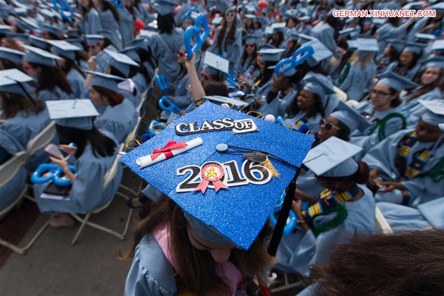 U.S.-NEW YORK-COLUMBIA UNIVERSITY-2016 GRADUATION