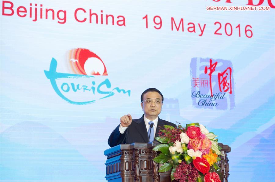 CHINA-BEIJING-LI KEQIANG-WORLD CONFERENCE ON TOURISM (CN)