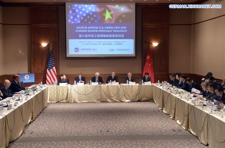 U.S.-WASHINGTON D.C.-CHINA-DIALOGUE