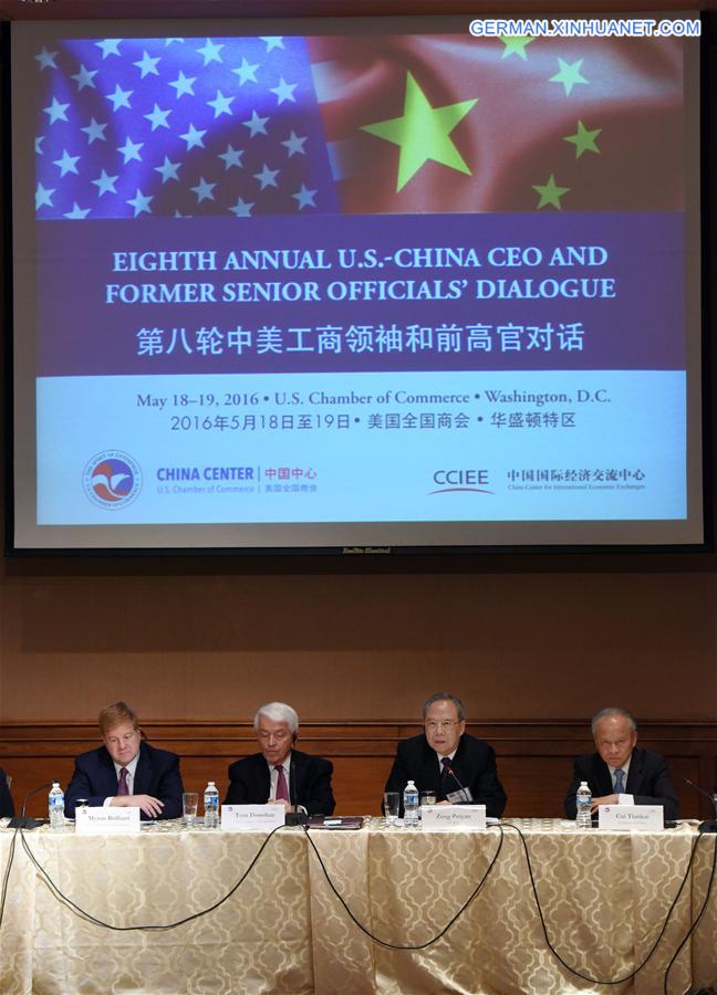 U.S.-WASHINGTON D.C.-CHINA-DIALOGUE