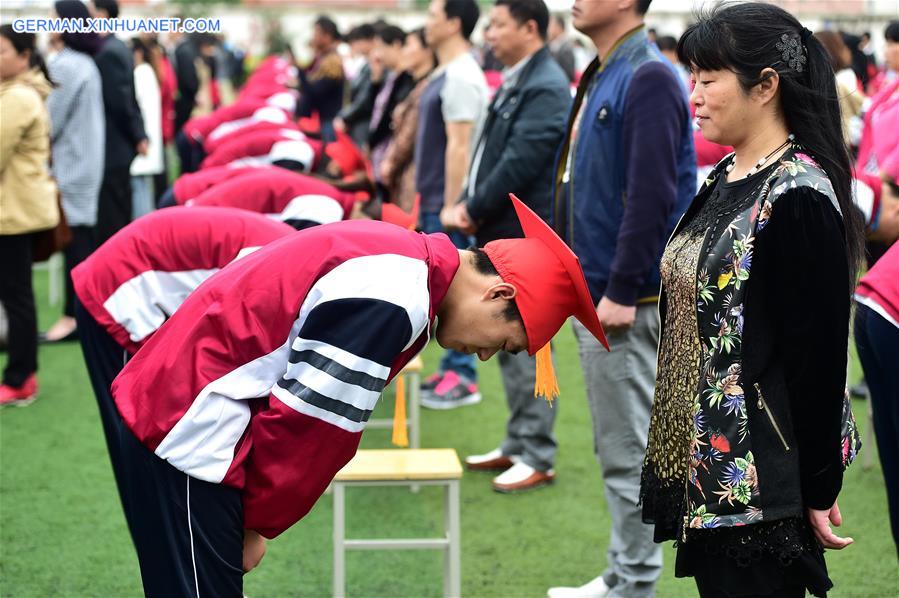 CHINA-ANHUI-COMING-OF-AGE CEREMONY (CN)