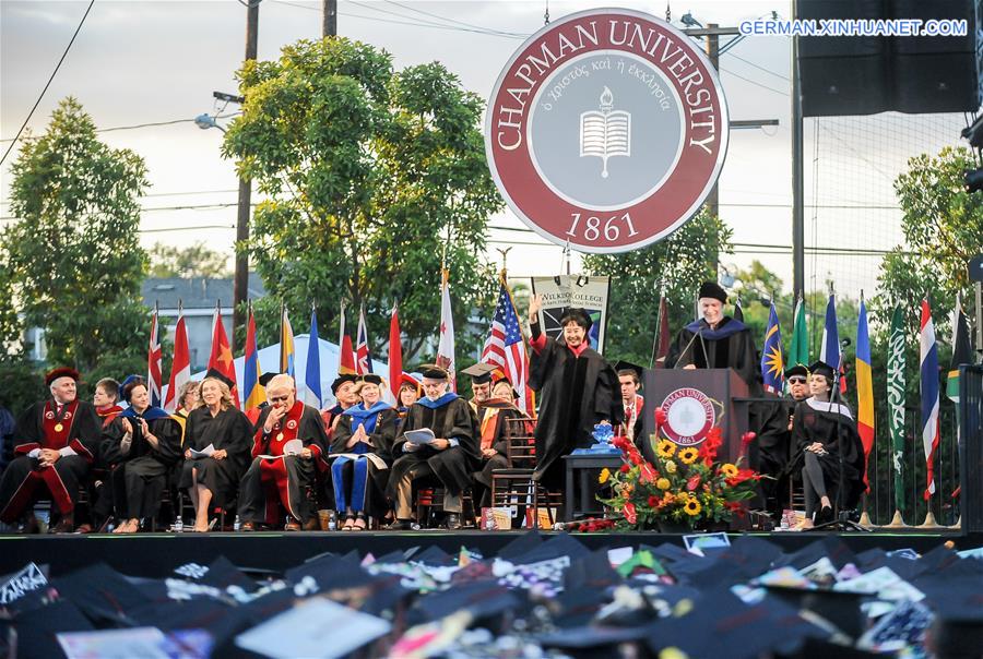 U.S.-LOS ANGELES-SUN PING-CHAPMAN UNIVERSITY-HONORARY DEGREE