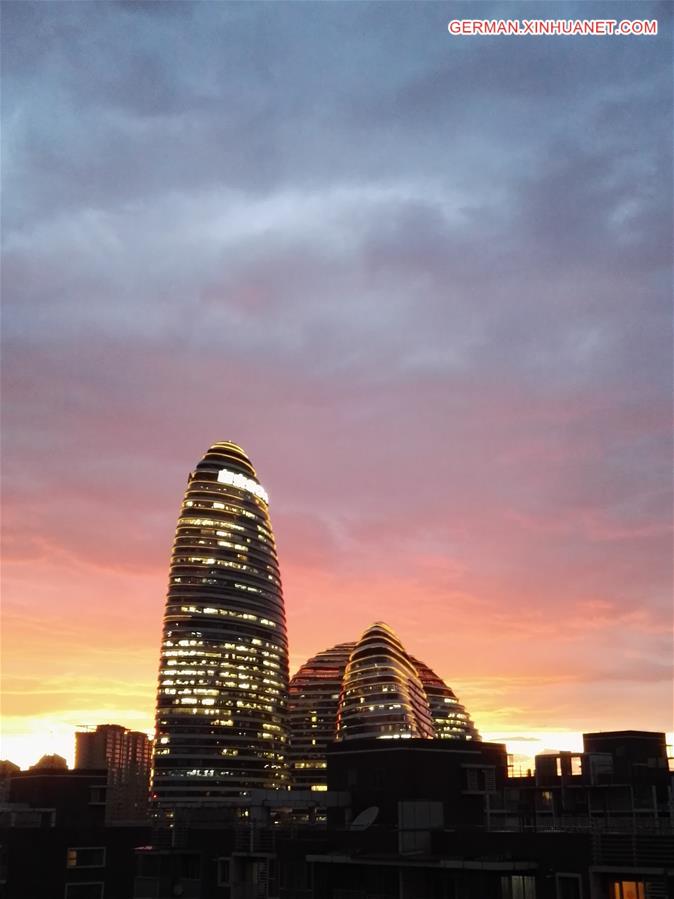 CHINA-BEIJING-SUNSET GLOW(CN)