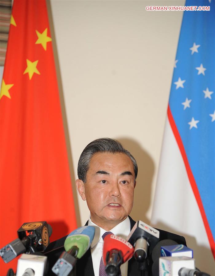 UZBEKISTAN-TASHKENT-SCO-CHINA-FM