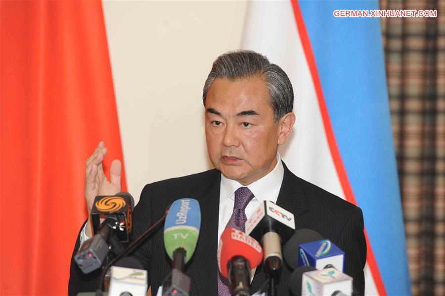 UZBEKISTAN-TASHKENT-SCO-CHINA-FM