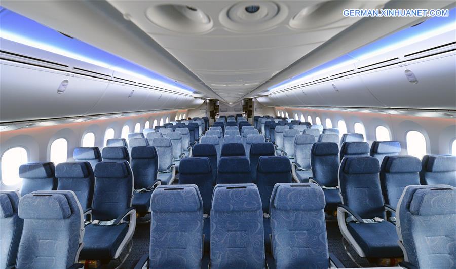 Erster Flug Des Air China Boeing 787 9 Dreamliners Xinhua
