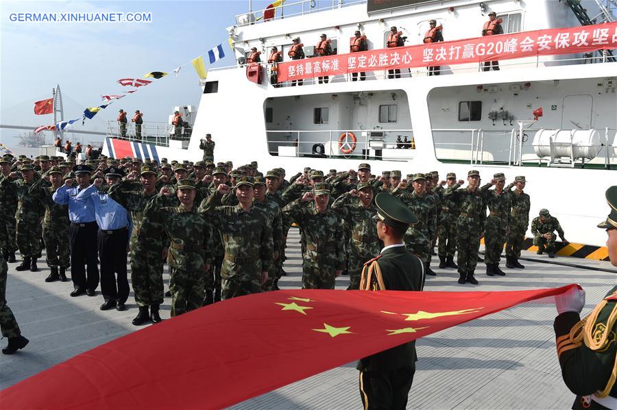 CHINA-HANGZHOU-G20-MARINE SECURITY-LAUNCH (CN)