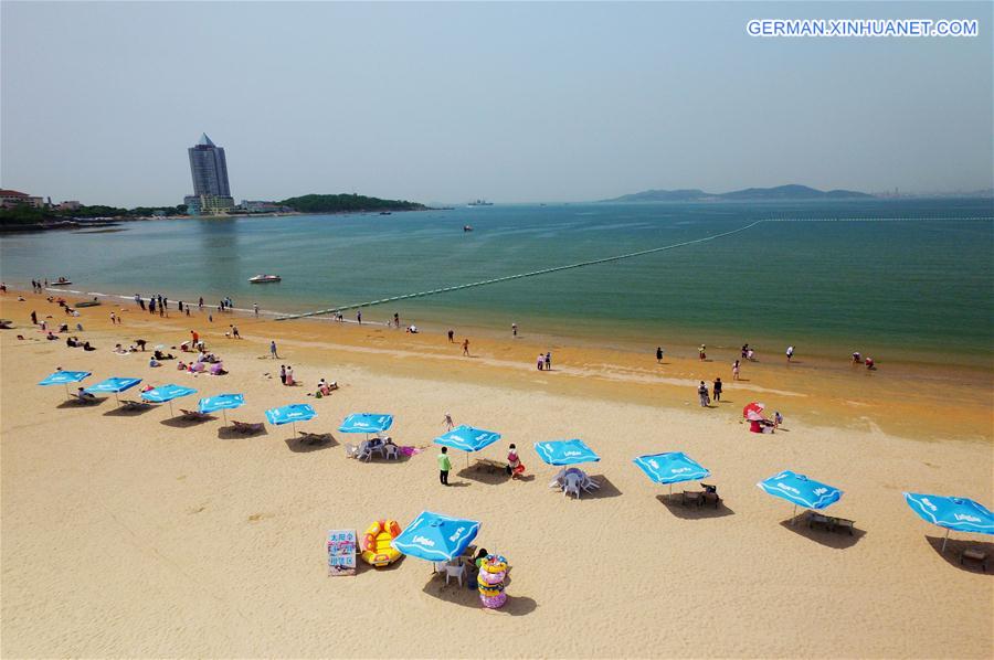 #CHINA-SHANDONG-QINGDAO-BATHING BEACH (CN)