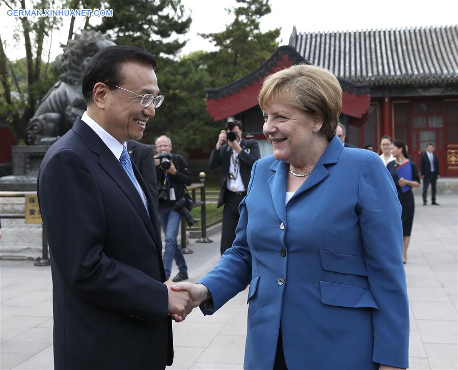 CHINA-BEIJING-LI KEQIANG-MERKEL-MEETING(CN)