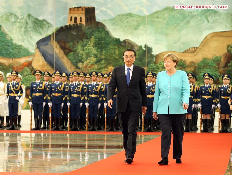 CHINA-BEIJING-LI KEQIANG-MERKEL-TALKS (CN)