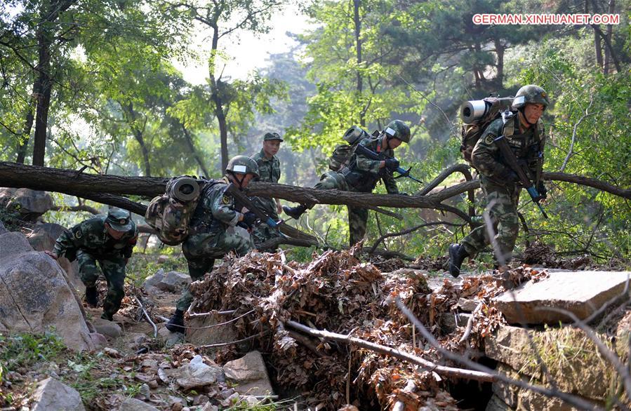 CHINA-SHANDONG-ARMED POLICE-TRAINING (CN)