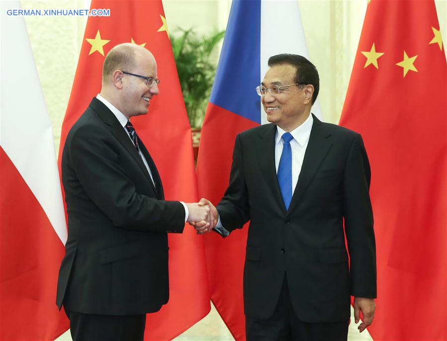 CHINA-BEIJING-LI KEQIANG-CZECH PM-MEETING (CN)