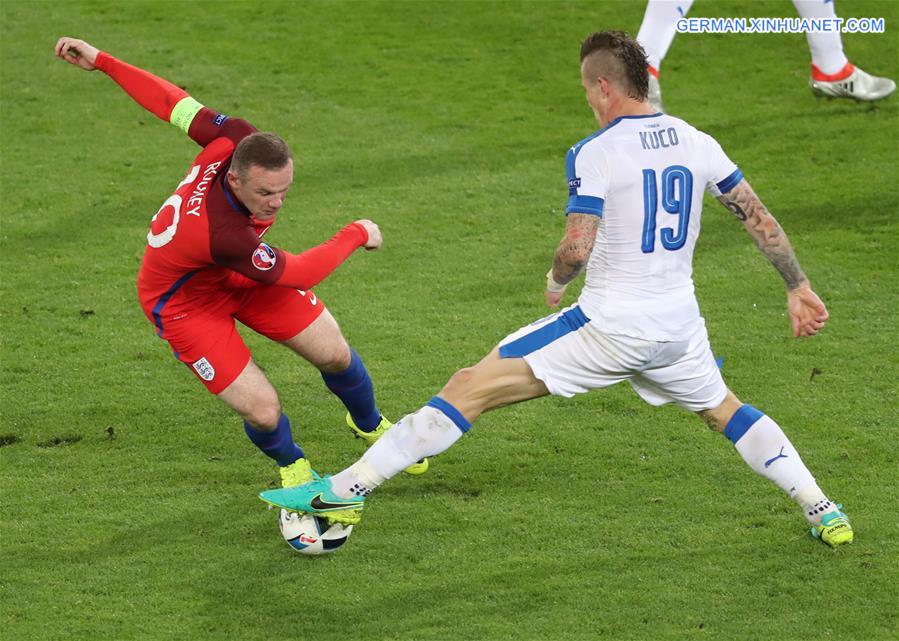 (SP)FRANCE-SAINT-ETIENNE-SOCCER-EURO 2016-GROUP B-ENGLAND VS SLOVAKIA
