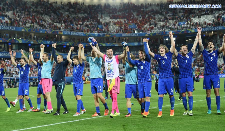 (SP)FRANCE-BORDEAUX-SOCCER-EURO 2016-GROUP D-SPAIN VS CROATIA