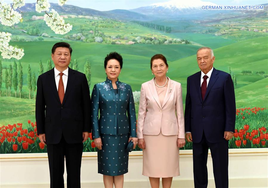 UZBEKISTAN-CHINA-XI JINPING-ISLAM KARIMOV-TALKS