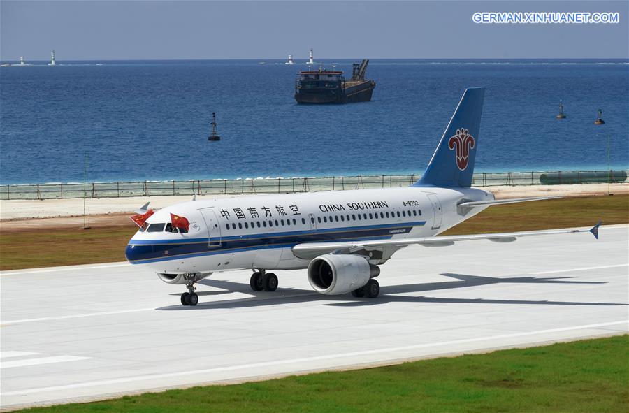 CHINA-NANSHA ISLANDS-NEW AIRPORTS-TEST FLIGHTS (CN)