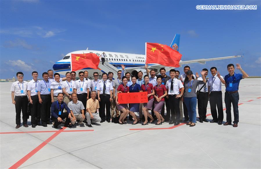 CHINA-NANSHA ISLANDS-NEW AIRPORTS-TEST FLIGHTS (CN)