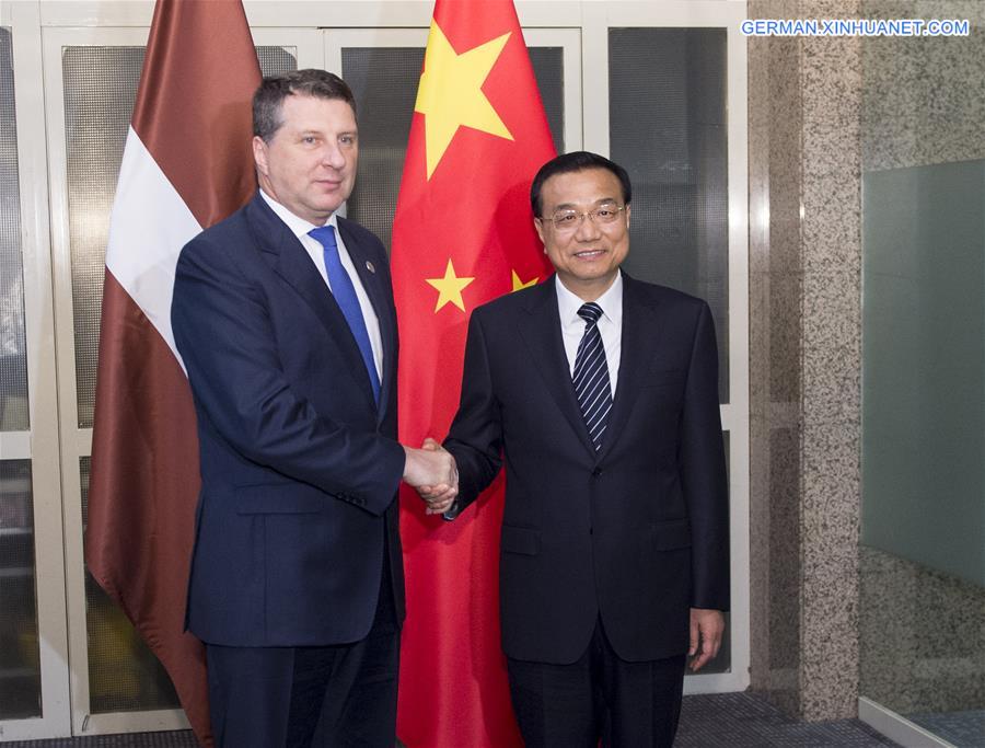 MONGOLIA-ULAN BATOR-CHINESE PREMIER-LATVIAN PRESIDENT-MEETING 