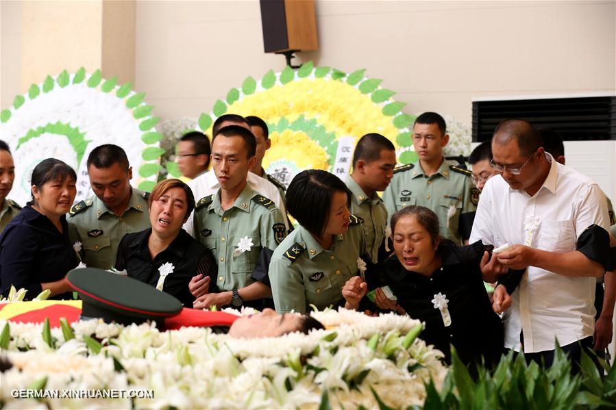 CHINA-HENAN-CHINESE UN PEACEKEEPERS-FUNERAL (CN)