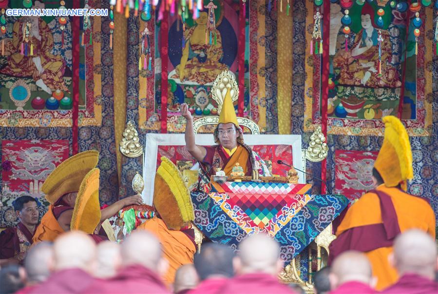 (FOCUS)CHINA-TIBET-XIGAZE-PANCHEN-KALACHAKRA RITUAL (CN)