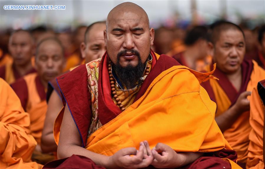 CHINA-TIBET-XIGAZE-PANCHEN-KALACHAKRA RITUAL (CN)