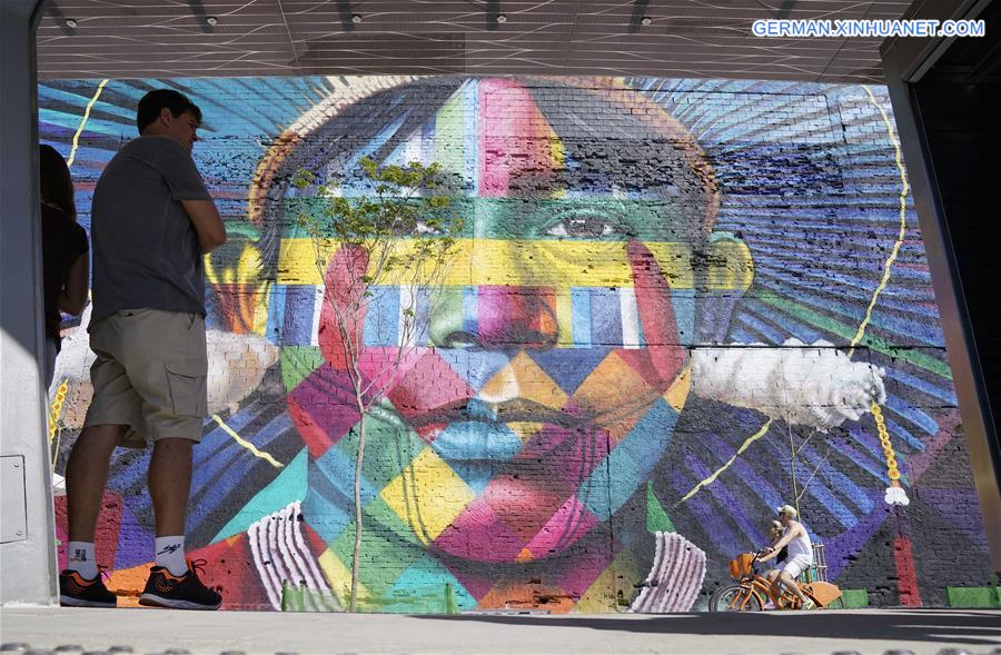 (SP)BRAZIL-RIO DE JANEIRO-OLYMPICS-GRAFFITI PAINTING
